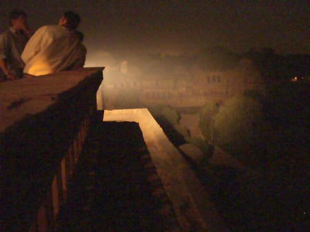 Blick auf antikes Delhi