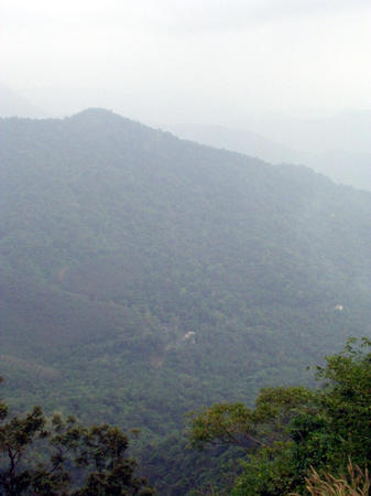 Blick auf die Nilgiri-Berge