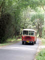 Karnataka-Bus auf der engen Strasse