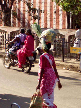 interesting hat in Madurai