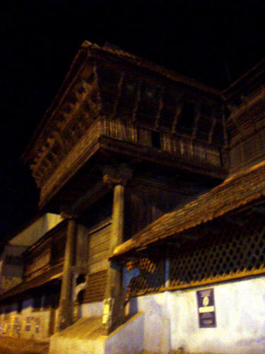 At night at some other old building