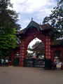 entrance gate to the palace park