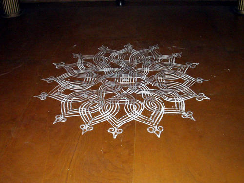 Floor pattern, completed