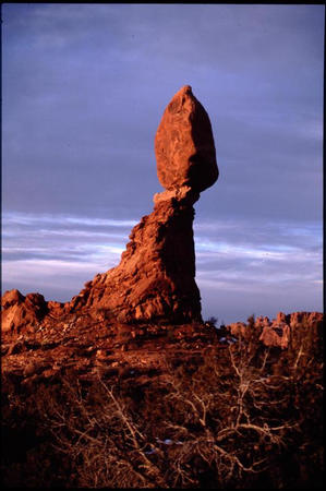blanaced rock, Arches NP